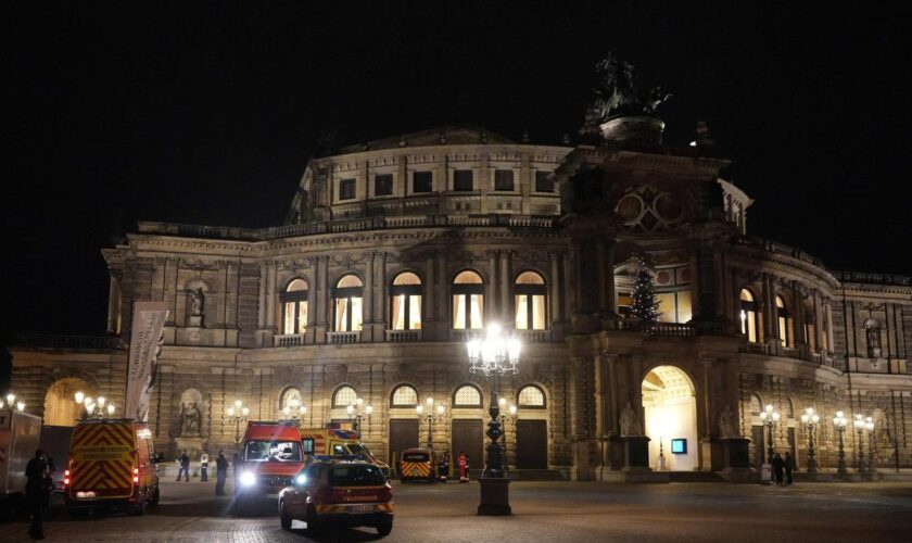 Dresden: Rettungseinsatz in Semperoper wegen Übelkeit bei mehreren Besuchern