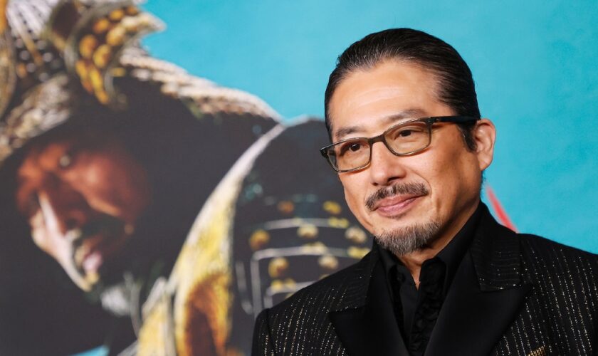 L'acteur japonais Hiroyuki Sanada lors de la première de la série "Shogun" à Los Angeles, aux Etats-Unis, le 13 février 2024