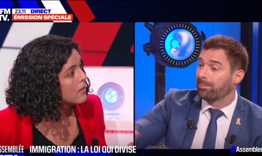 Julien Odoul dit à Manon Aubry de « se calmer et prendre un verre d’eau » sur BFMTV, l’eurodéputée explose