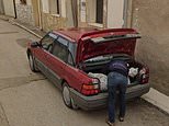 'Murderer' caught on Google Street View! Spanish cops 'solve love triangle killing' after spotting online image of 'body being loaded into car'