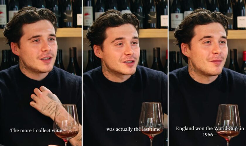 Brooklyn Beckham shocks the internet as he rebrands himself as a wine influencer