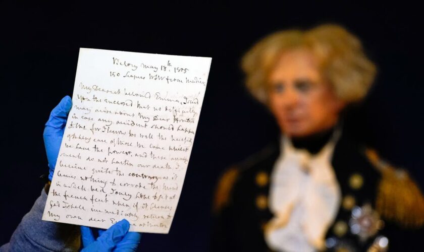 Admiral Nelson’s actual final words as he died at the Battle of Trafalgar finally ‘revealed’