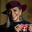 Ex Coronation Street actress Shobna Gulati - who played Sunita Alahan - is made an MBE by Princess Anne at Buckingham Palace