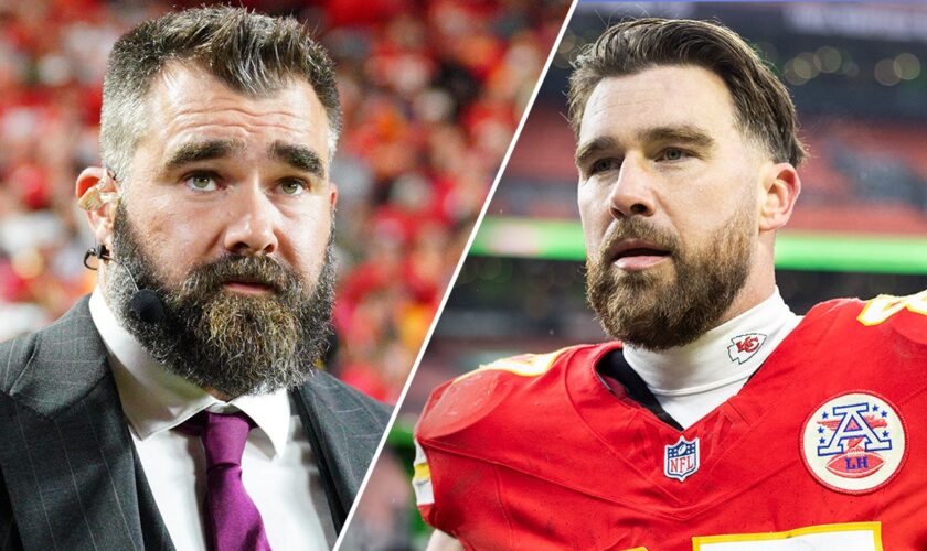 Travis, Jason Kelce critical of Ohio lawmaker's bill outlawing flag planting on Buckeyes' field: 'Feels soft'