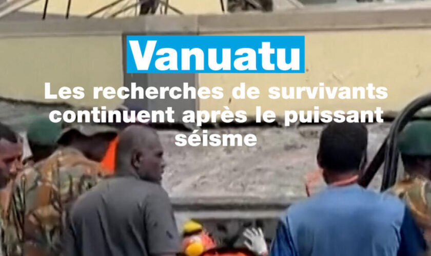 Vanuatu : les recherches de survivants continuent après le puissant séisme