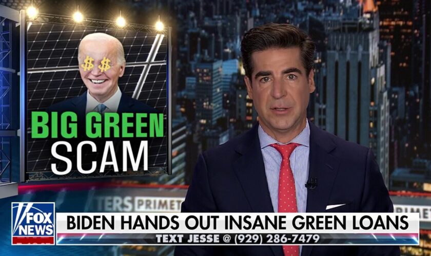 JESSE WATTERS: Congress just got caught trying to put $100 billion on our credit card