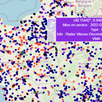 C'est la nouvelle carte à connaître en voiture : voici la position exacte de tous les radars de France