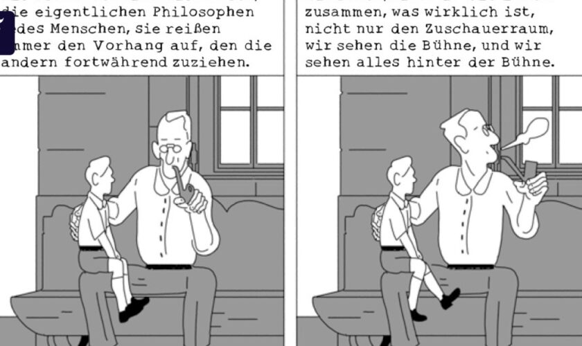 Comic-Kolumne: Lukas Kummers Adaption von Thomas Bernhards Autobiographiezyklus