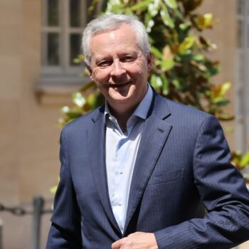 Le ministre démissionnaire de l'Economie et des Finances, Bruno Le Maire, à Matignon, le 31 juillet 2024