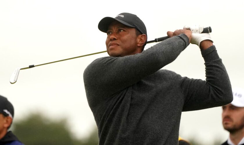 Tiger Woods admits he is ‘not competitive’ on return to action