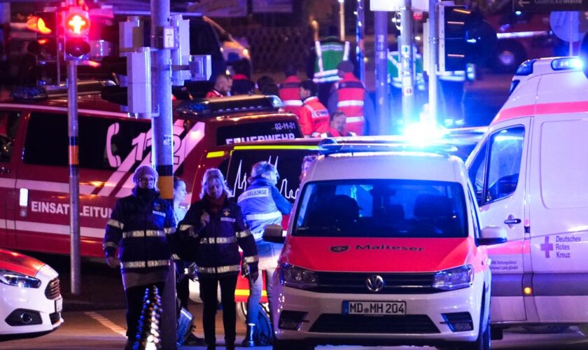 Magdeburg market attack latest: Child among two dead with up to 80 injured after car ploughs into crowd in Germany