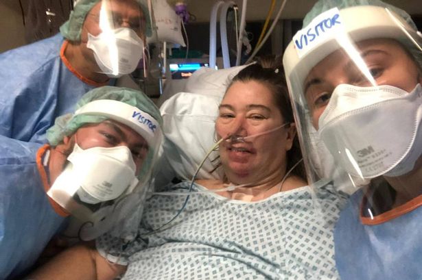 Mum "lucky to be alive" shares heart wrenching family phone call before being put in five week coma