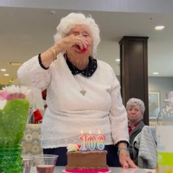 Woman celebrates 106th birthday with Fireball Whisky shot: 'A lot of fun'