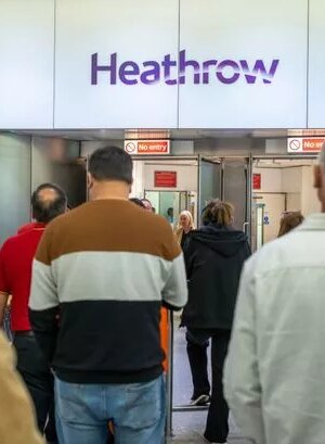 BREAKING: Heathrow travel chaos with 90 flights cancelled by high winds as UK hit by gales