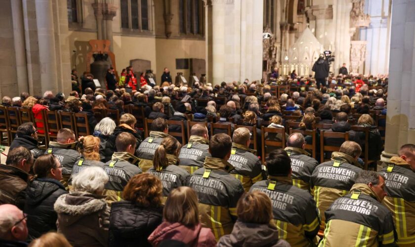 Trauerfeier in Gedenken an die Opfer von Magdeburg