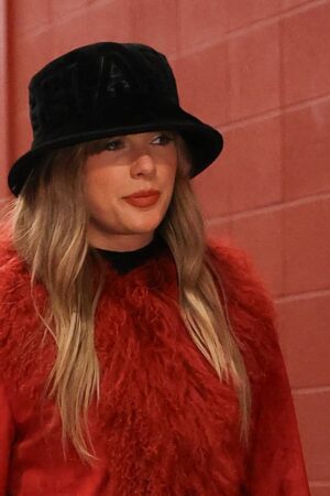 Taylor Swift arrives for her first Chiefs game since her Eras tour finished