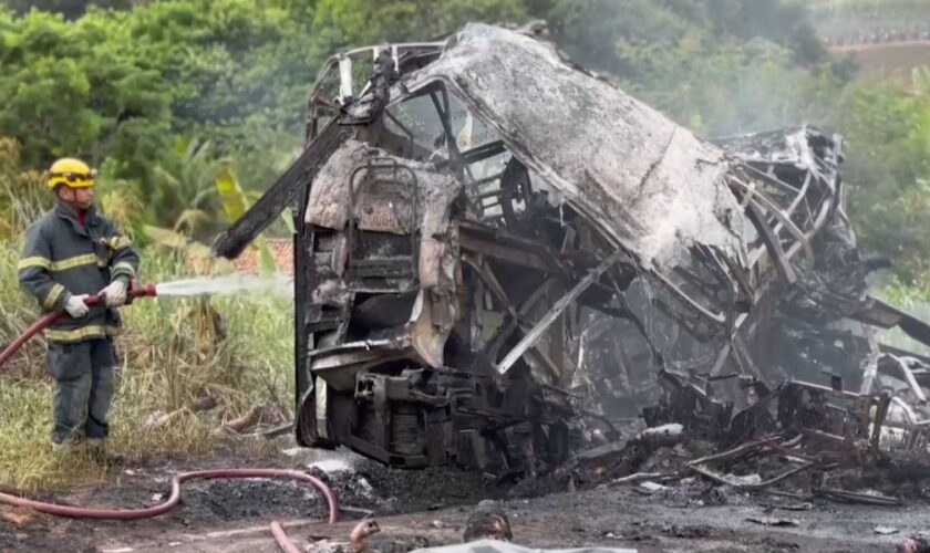 Pic: Minas Gerais Military Fire Department/ AP