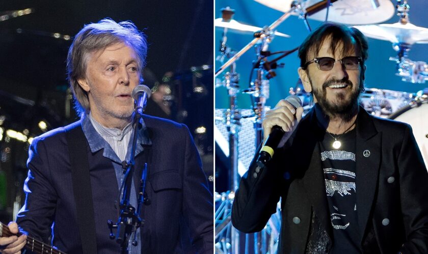 Paul McCartney reunites with Ringo Starr during final show of his Got Back tour