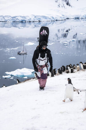 Du ski sur les icebergs de l’Antarctique