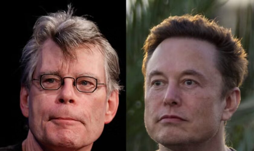 Stephen King posts ‘scary’ warning about Elon Musk’s control over Trump