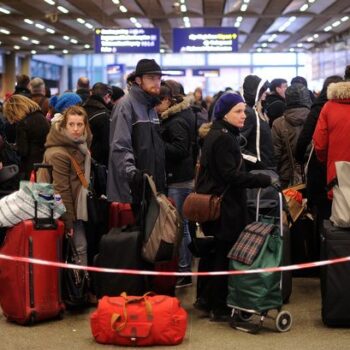 Hundreds of Brits stranded days before Christmas with flights axed as UK lashed by 82mph winds