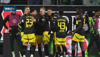 Fünf-Minuten-Torrausch und ein Platzverweis – BVB gewinnt turbulentes Verfolgerduell