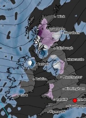 UK weather: Britain to be blanketed in snow within days as winter storm moves in