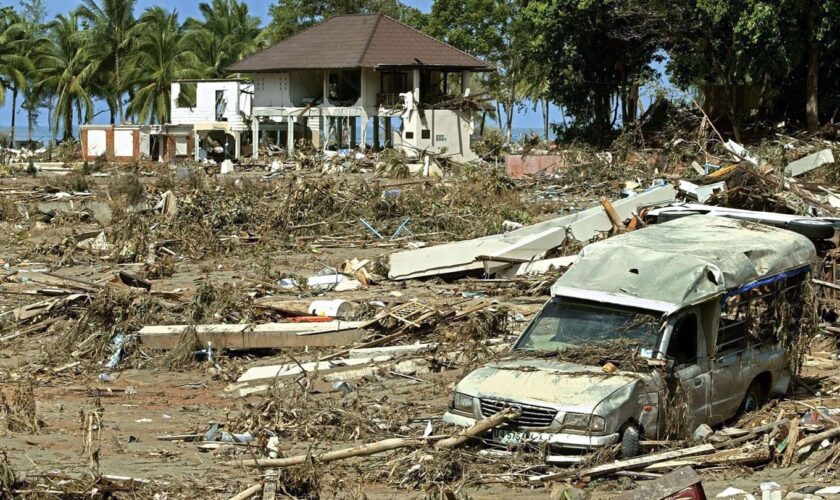 Die Zerstörungen durch den Tsunami waren gewaltig - auch in der beliebten Urlaubsregion Khao Lak in Thailand. (Archivbild) Foto: