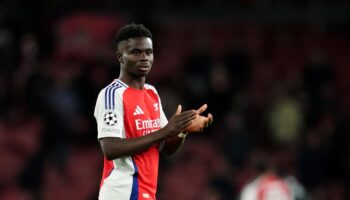 Arsenal’s Bukayo Saka ’emotional’ as he faces lengthy injury absence