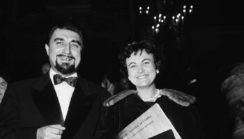 Harris Puisais à l'avant-première des "Amours célèbres" à l'Opéra en 1961