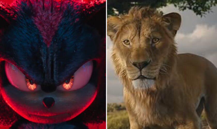 Sonic 3 nearly double’s Mufasa’s opening weekend box office take