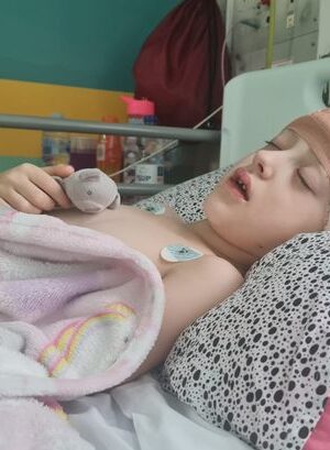 Girl, 7, rushed to hospital at Christmas after 'ear infection' was blood clot on brain