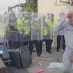 Man hit in groin by brick during Southport riot jailed