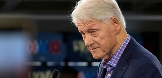 Ehemaliger US-Präsident Bill Clinton mit Fieber im Krankenhaus