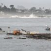 Sturm in Kalifornien: In Santa Cruz stürzt eine Seebrücke ein und schwimmt davon