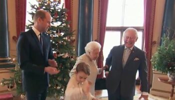 Prince George's approach to making Christmas pudding scared Queen