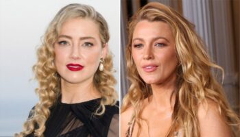 Amber Heard (li.) hat ein Statement zur Klage von Blake Lively abgegeben.