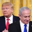 Donald Trump, alors président des Etats-Unis, et le Premier ministre israélien Benjamin Netanyahu à la Maison Blanche à Washington le 28 janvier 2020