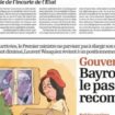 Gouvernement Bayrou à Noël, "ça sent le sapin"