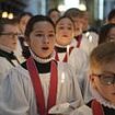 Girls to sing at St Paul's Cathedral's Christmas Day service for the first time ever: Young choristers snapped preparing for their big day