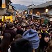 'Kyoto is the seventh ring of Hell now': Viral video shows how Japanese hotspot has become the latest tourist destination struggling to cope with huge crowds