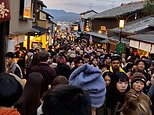 'Kyoto is the seventh ring of Hell now': Viral video shows how Japanese hotspot has become the latest tourist destination struggling to cope with huge crowds