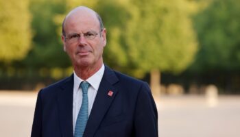 Eric Lombard à Versailles le 18 juillet 2022, pour un dîner d'Etat au Grand Trianon, à l'occasion de la visite en France du président des Emirats arabes unis, Mohamed ben Zayed al-Nahyane