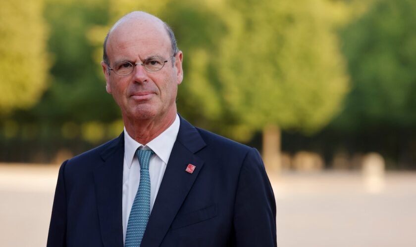 Eric Lombard à Versailles le 18 juillet 2022, pour un dîner d'Etat au Grand Trianon, à l'occasion de la visite en France du président des Emirats arabes unis, Mohamed ben Zayed al-Nahyane