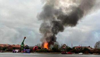 Brand in „Karls Erlebnis-Dorf“