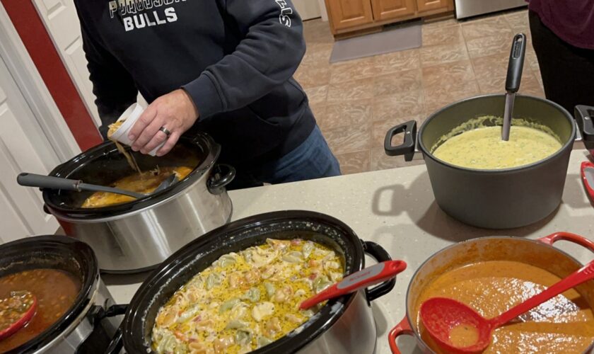 Soup at pastor's Christmas potluck party goes viral: 'It's my fave food'