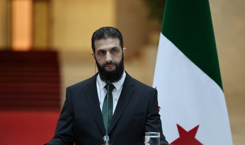 Ahmad al-Chareh, le nouveau dirigeant de la Syrie, à Damas le 22 décembre 2024.