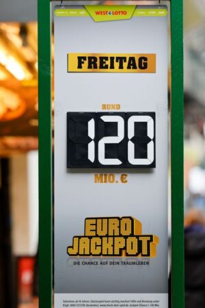 Die Maximalsumme von 120 Millionen Euro im Eurojackpot hat auch in NRW wieder für Aufregung gesorgt. (Symbolbild) Foto: Thomas B