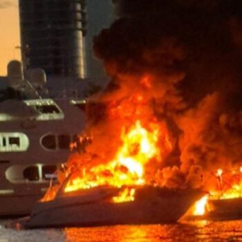 Fiery boat explosion in Florida marina leaves one dead, several injured