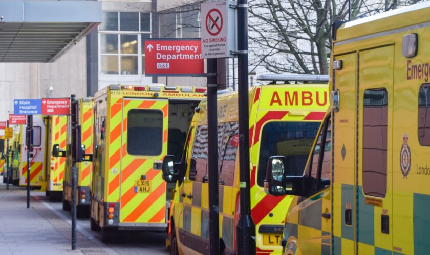 A&E departments 'absolutely full to bursting', top medic says